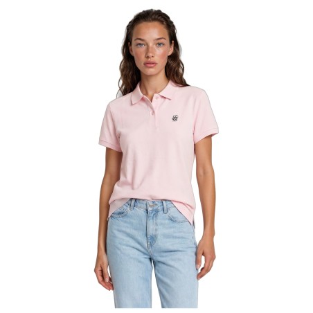 Polo Piqué Orgánico Rosa Mujer | Tabitashop